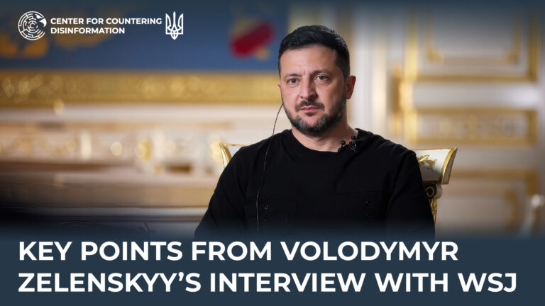 Key points from Volodymyr Zelenskyy’s interview with WSJ