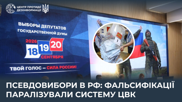 Псевдовибори в рф: фальсифікації паралізували систему цвк
