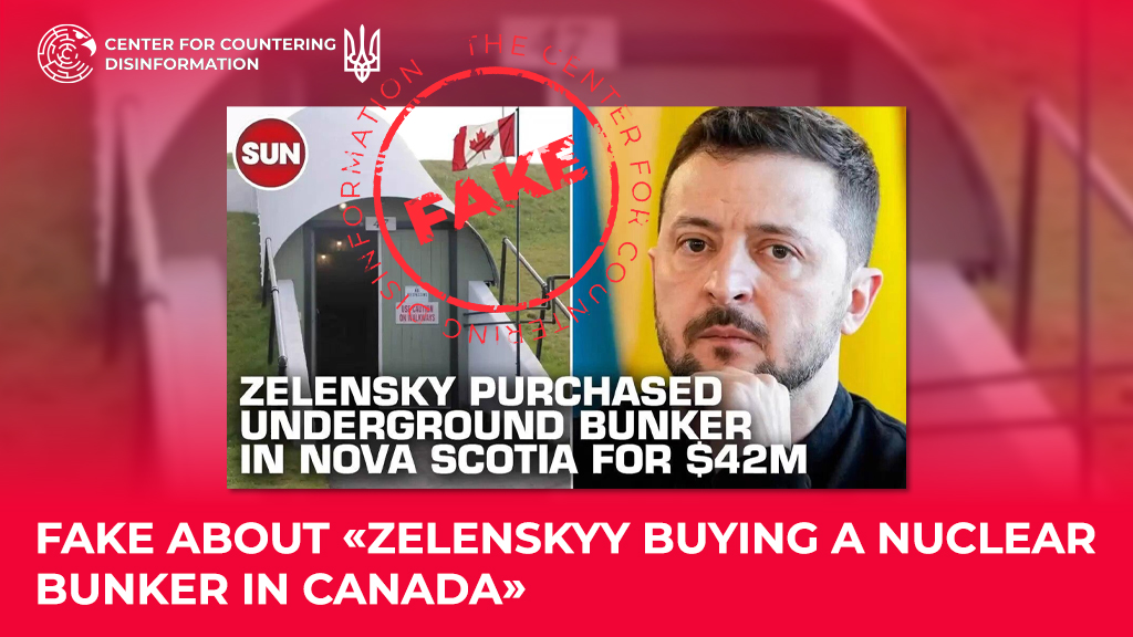 Claim that Zelensky bought a Nova Scotia bunker is false